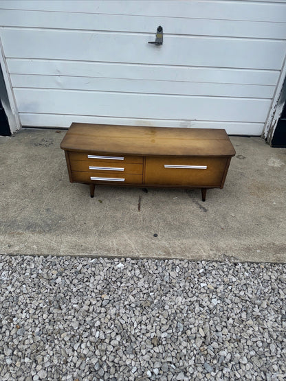 German Shrunk Entertainment Center – Low Console and Storage Cabinet Two-Piece Set (Available Separately)