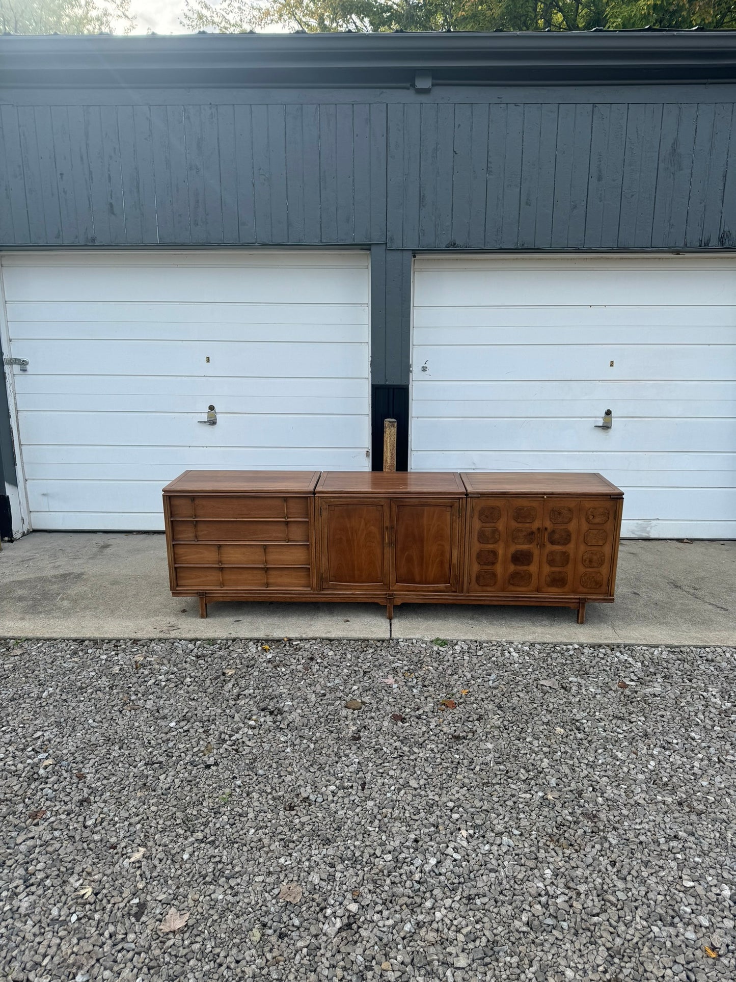 Vintage 1960s Mid Century Modern Thomasville Tamerlane Bar Credenza