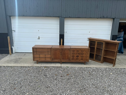 Vintage 1960s Mid Century Modern Thomasville Tamerlane Bar Credenza