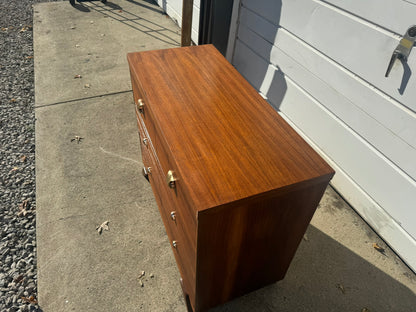 Petite Refinished Midcentury Walnut Dresser