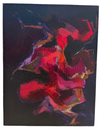 Abstract Horse Oil Painting