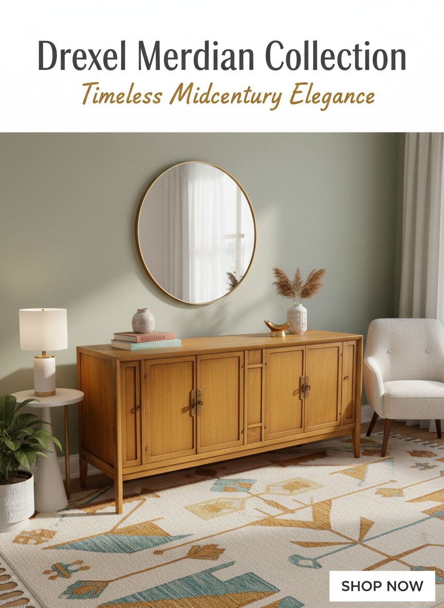 Drexel Meridian Credenza Banner